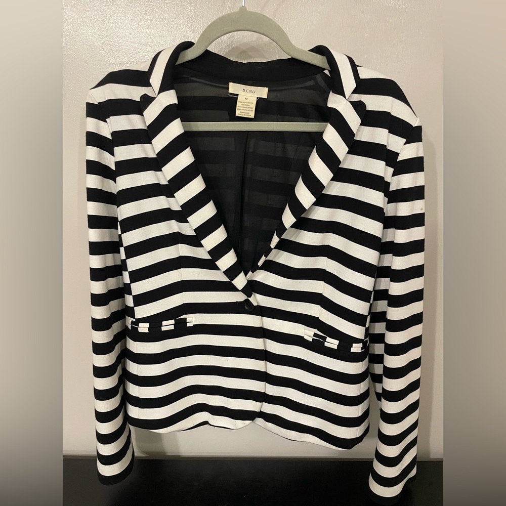 Gently worn striped blazer